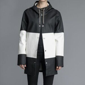 Stutterheim Stockholm Stripe Raincoat - XS